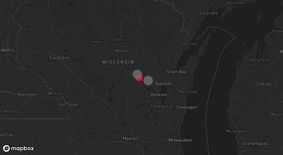 Storm warning map: Scandinavia, WI