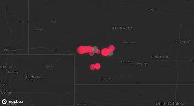 Storm warning map: Sutherland, NE