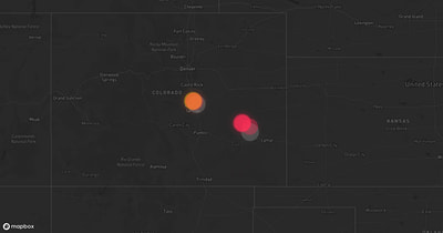 Storm warning map: Colorado Springs, CO
