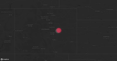 Storm warning map: Calhan, CO