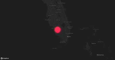 Storm warning map: Immokalee, FL
