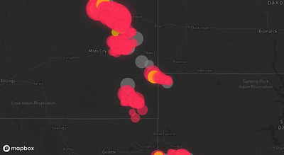 Storm warning map: Ekalaka, MT