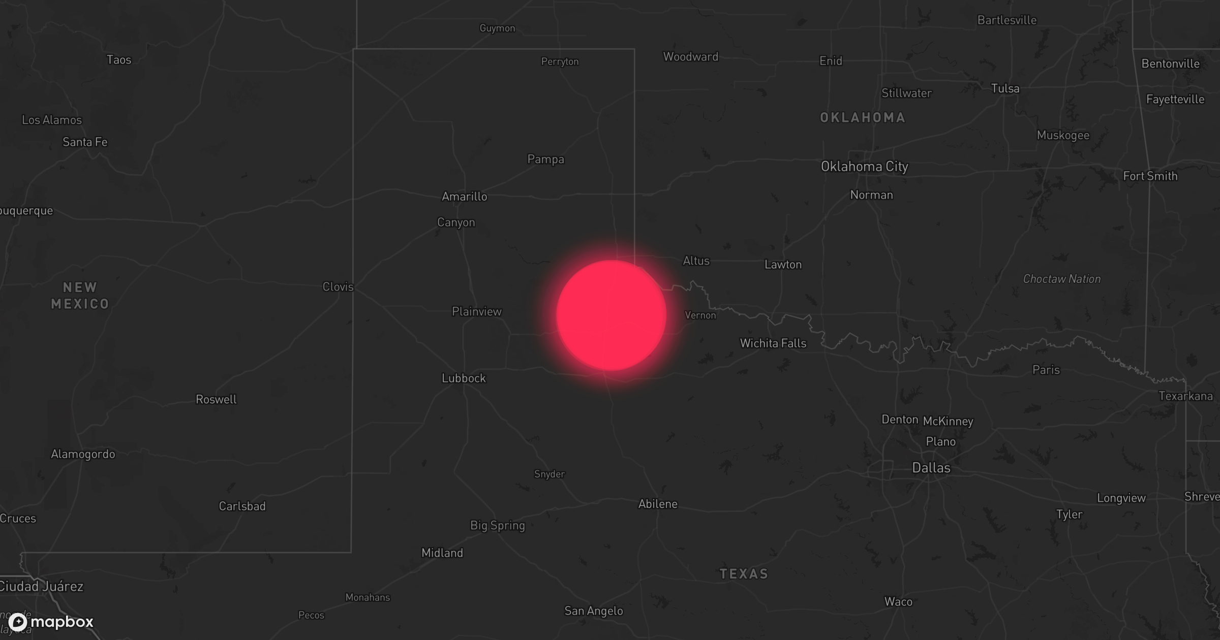 Storm warning map Paducah 4/1/2026