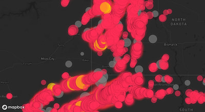 Storm warning map: Olive, MT