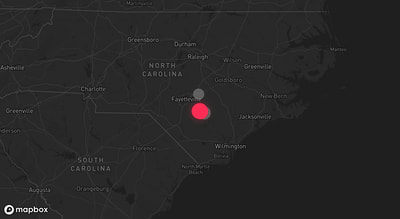 Storm warning map: Godwin, NC
