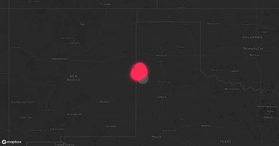 Storm warning map: Muleshoe, TX