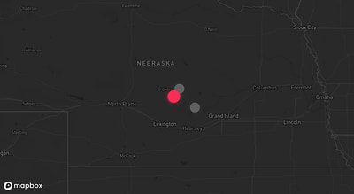 Storm warning map: Ansley, NE
