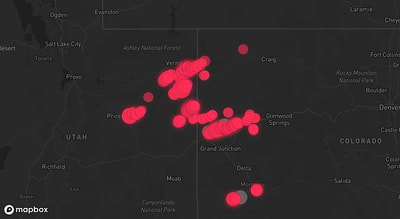 Storm warning map: Montrose, CO