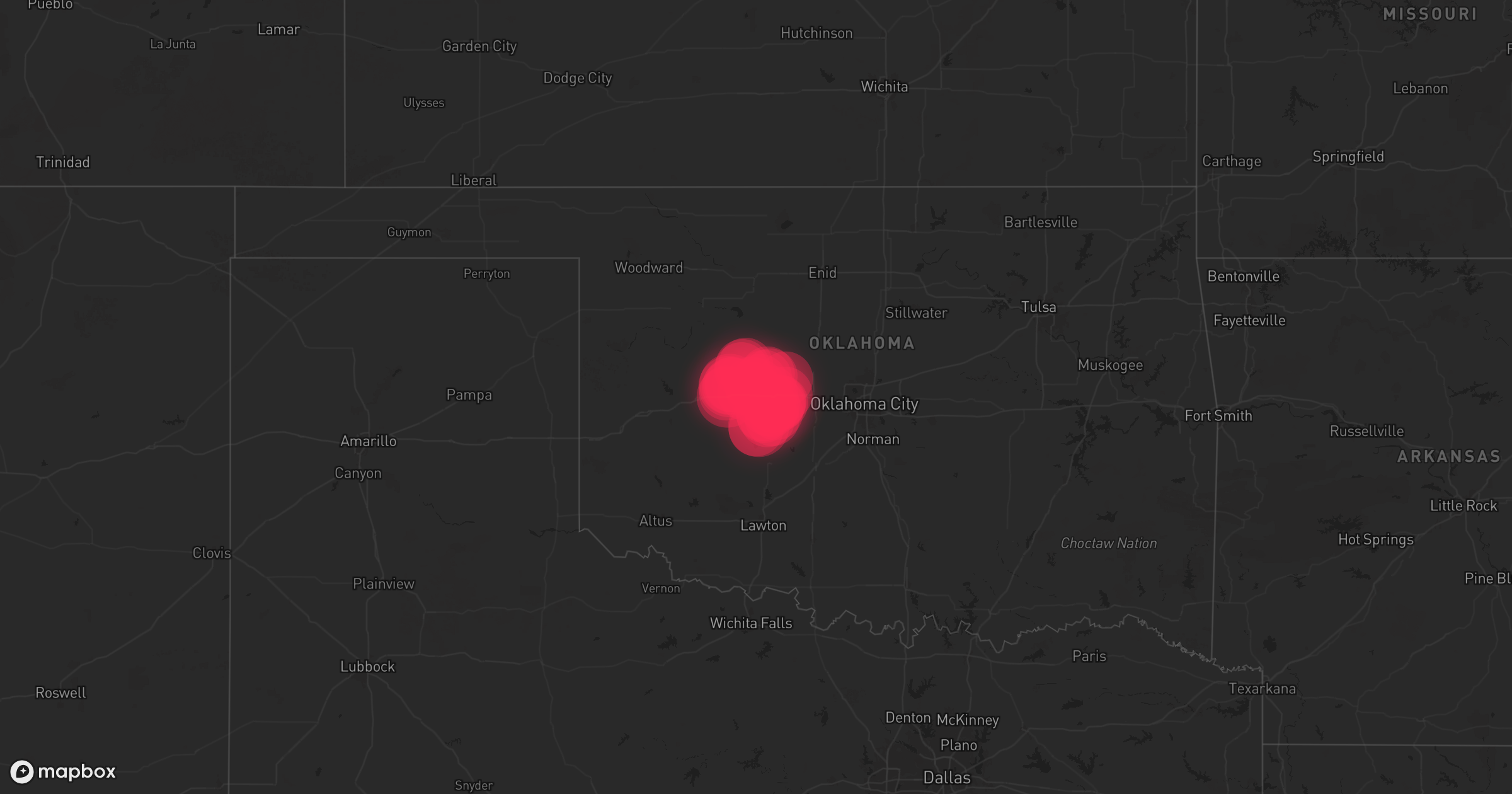 Storm warning map Fay 4/2/2026