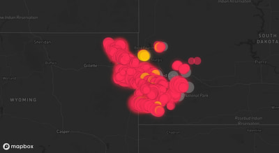 Storm warning map: Spearfish, SD