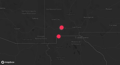 Storm warning map: Deming, NM