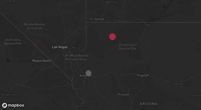 Storm warning map: Kingman, AZ