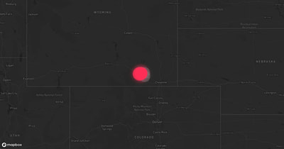 Storm warning map: Laramie, WY