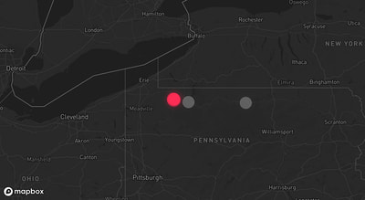 Storm warning map: Tiona, PA